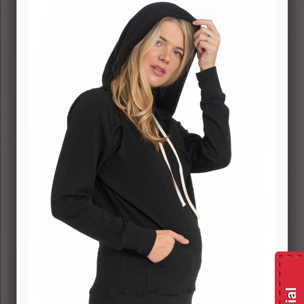 Bun Maternity Nursing Hoodie - Medium
